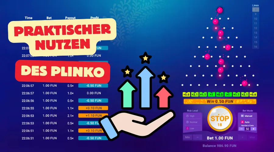 Praktischer Nutzen des Plinko kostenlos